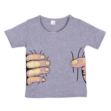 kids clothes girls boys hand printed 3d effect funny t-shirtss child tops tee shirts J4U66