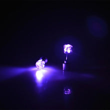 New LED Flashing Light Up Earring Bling Dance Party Disco Ear Studs  J4U66
