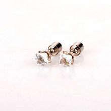 New LED Flashing Light Up Earring Bling Dance Party Disco Ear Studs  J4U66