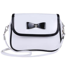 Ladies Women 7 Messenger Bags PU Leather Tote Satchel Fashion Lovely Girl Bowknot Crossbody Shoulder Handbags  J4U66