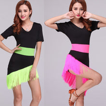 latin dance dress women costume salsa cha cha rumba ballroom dance sexy skirts J4U66
