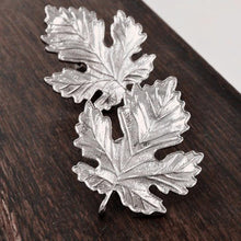 Leaf Brooch Pins Gift For Women Man Lovers' Jewelry Gold Sliver Color S  J4U66