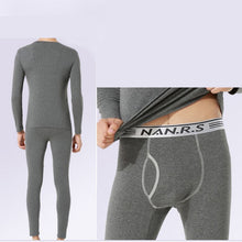 men 2pcs spandex thermal underwear pajama set long johns tops bottomxxxl J4U66