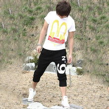 New Men Casual Hip Hop Dance Sweat Joggers Harem Capri Pants Cropped Trousers  J4U66