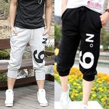 New Men Casual Hip Hop Dance Sweat Joggers Harem Capri Pants Cropped Trousers  J4U66