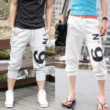 New Men Casual Hip Hop Dance Sweat Joggers Harem Capri Pants Cropped Trousers  J4U66