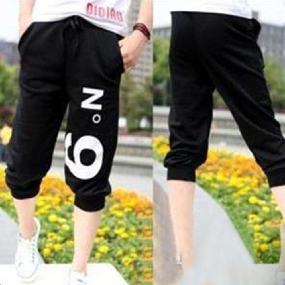 New Men Casual Hip Hop Dance Sweat Joggers Harem Capri Pants Cropped Trousers  J4U66
