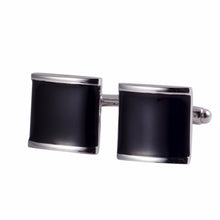 Men Cuff Links For Wedding Party Simple Men Sleeve Shirt Cufflinks Men's Shirt Metal Alloy Square Cufflinks  J4U66