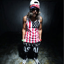 Men Hiphop Tank Tops American Flag Printed Vest Mens Undershirt For Men Bodybuilding Sleeveless Tank Top J4U66