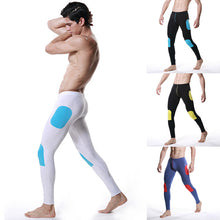 New Men Modal Long Johns Pants Splice Trousers Thermal Underwear Bottoms M L XL J4U66