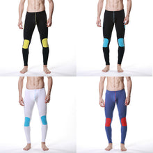 New Men Modal Long Johns Pants Splice Trousers Thermal Underwear Bottoms M L XL J4U66
