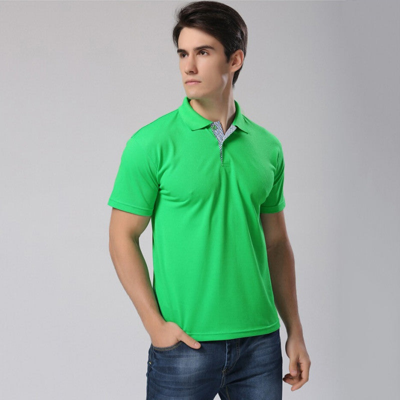 New Men POLO Shirts Tops Tees Short Sleeve Turn-Down Collar M-XXXL Homme Brand Clothing J4U66
