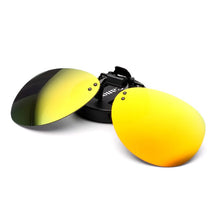 New Men Unisex Driving Sun Glasses Polarized Mirrored UV400 Clip-on Flip-up Sunglasses Lunette De Soleil J4U66