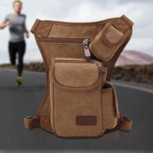 Men's Canvas Hip Belt Bum Fanny Pack Waist Multifunction Leg Bag men women travel Waist Bag Money Belt Bag bolso cintura J4U66
