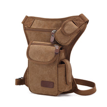 Men's Canvas Hip Belt Bum Fanny Pack Waist Multifunction Leg Bag men women travel Waist Bag Money Belt Bag bolso cintura J4U66
