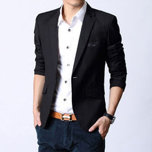 Men's Formal Fit Suit One Button Blazer Casual Slim Coat Jacket TopasculinoJFY66