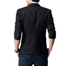 Men's Formal Fit Suit One Button Blazer Casual Slim Coat Jacket TopasculinoJFY66