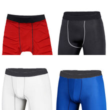 New Mens Compression Base Layer Pencil Long Pants Tights 5 Sizes 4 Colors Freeeshipping  J4U66