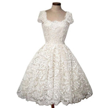 Noble Mid Chiffon Dress Formal Gown White Lace Dresses P1 J4U66
