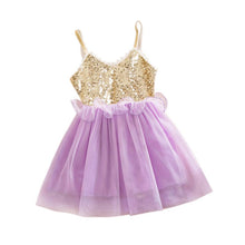 princess girls kids baby sequins wedding tulle tutu dress sundress girl party dress J4U66