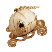 Pumpkin Carriage Necklace Cinderella Fairy Tale God-Mother Magic Alloy Chains Exquisite Pendants Necklace J4U66