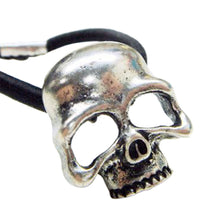 Punk Skull Hair Tie Cuff Wrap Ponytail Holder Hair Band Rope Accessories Gold,Silver,Bronze color J4U66