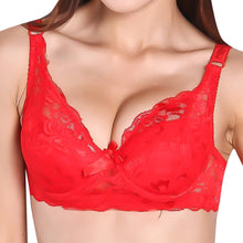 push up bras for women underwire padded up embroidery lace bra 32 40b brassiere J4U66
