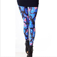Quality Novelty Pretty Long Leggings Dot Britain Flag Pattern Leggings Fall Slim Leggings Women Ladies One Size J4U66