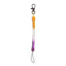 Retractable telephone cord key chain mobile phone chain plastic keychain tool elastic rope rope J4U66
