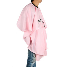 salon barbers hairdressing cape gown haircutting clothes viewing window J4U66