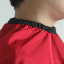 salon barbers hairdressing cape gown haircutting clothes viewing window J4U66