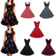 New Sexy Lady Elegant Women V-Neck High Waist Sleeveless Casual Party Solid Midi Pleated Dress J4U66