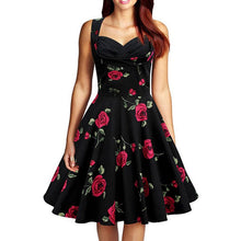 New Sexy Lady Elegant Women V-Neck High Waist Sleeveless Casual Party Solid Midi Pleated Dress J4U66