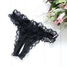 New Sexy Lingerie Women Lace Open Crotch Panties Knickers Briefs G-string Thongs Underwear Intimates J4U66
