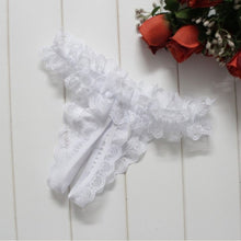 New Sexy Lingerie Women Lace Open Crotch Panties Knickers Briefs G-string Thongs Underwear Intimates J4U66