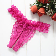 New Sexy Lingerie Women Lace Open Crotch Panties Knickers Briefs G-string Thongs Underwear Intimates J4U66