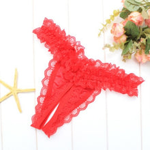 New Sexy Lingerie Women Lace Open Crotch Panties Knickers Briefs G-string Thongs Underwear Intimates J4U66