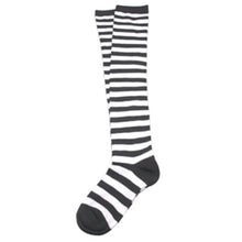 New Sexy Women Ladies Over the Knee Thigh High Striped Cotton Stockings  J4U66