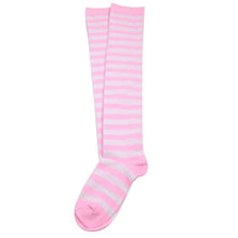 New Sexy Women Ladies Over the Knee Thigh High Striped Cotton Stockings  J4U66