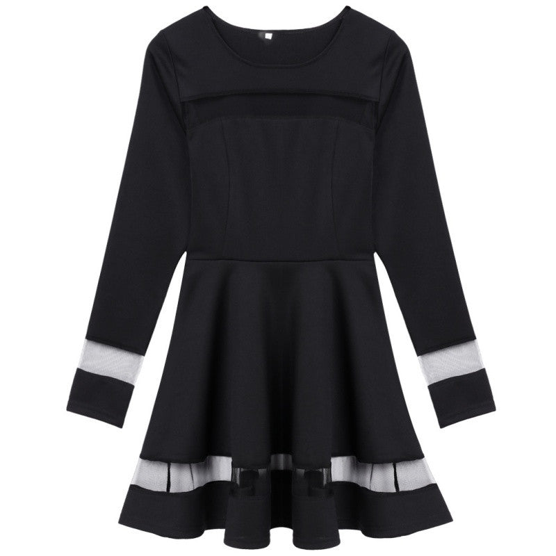 New Sexy Women Long Sleeve Bodycon Casual Party Evening Short Mini Dresses  J4U66