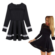 New Sexy Women Long Sleeve Bodycon Casual Party Evening Short Mini Dresses  J4U66
