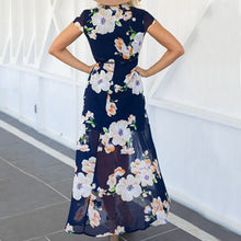 sexy women long maxi floral boho evening party dress beach dresses sundress J4U66