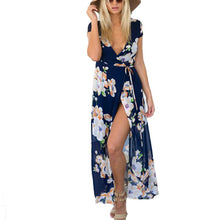sexy women long maxi floral boho evening party dress beach dresses sundress J4U66