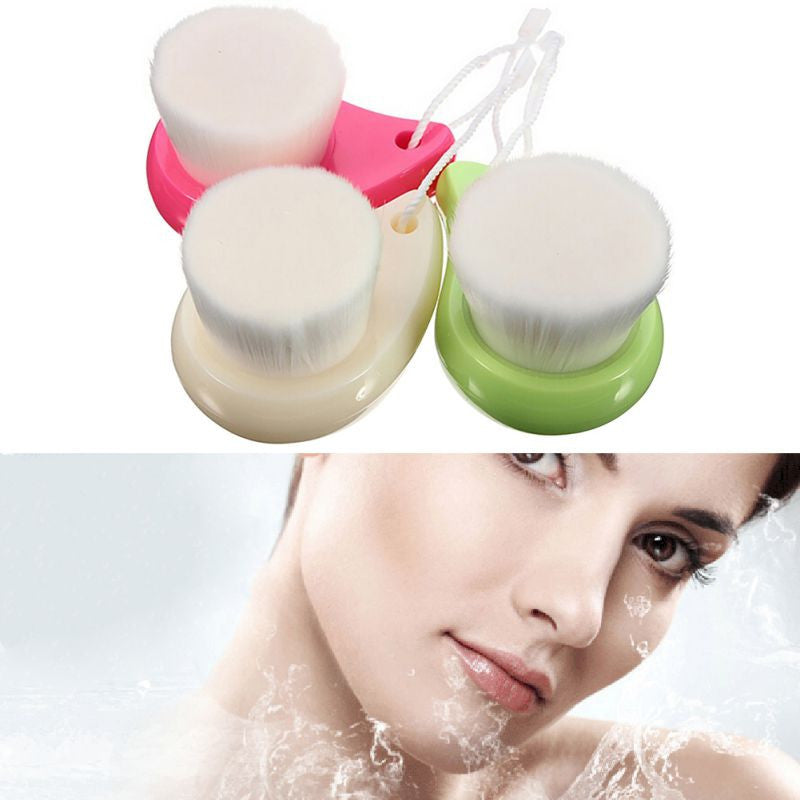 soft mild fiber facial face deep cleansing clean wash pore care brush head J4U66