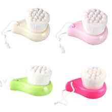 New Soft Mild Fiber Facial Face Deep Cleansing Clean Wash Pore Care Brush Head J4U66