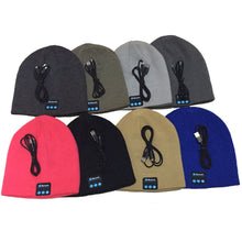 Soft Warm Beanie Hat Wireless Bluetooth Smart Cap Headphone Headset Speaker Mic PY1 J4U66