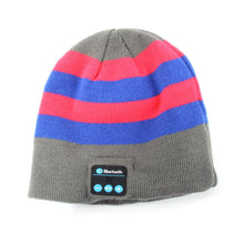 soft warm beanie hat wireless bluetooth smart cap headphone headset speaker mic J4U66