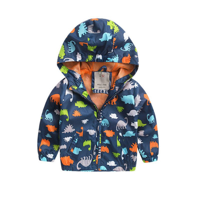 Outerwear Boys Girls Coat Children Hooded Jackets Outwear Kids Clothes Jacket Kids Windbreaker J4U66