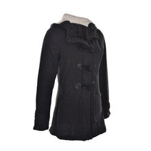 Women Trench CoatWomen's Overcoat Long Hooded Coat Zipper Horn Button Outwear Cloaks for Woman J4U66