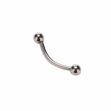 Stainless Steel Curved Barbell Ball Eyebrow Ring Eyebrow Piercing Nose Lip Tongue Ring S 4 Colors Body Jewelry J4U66